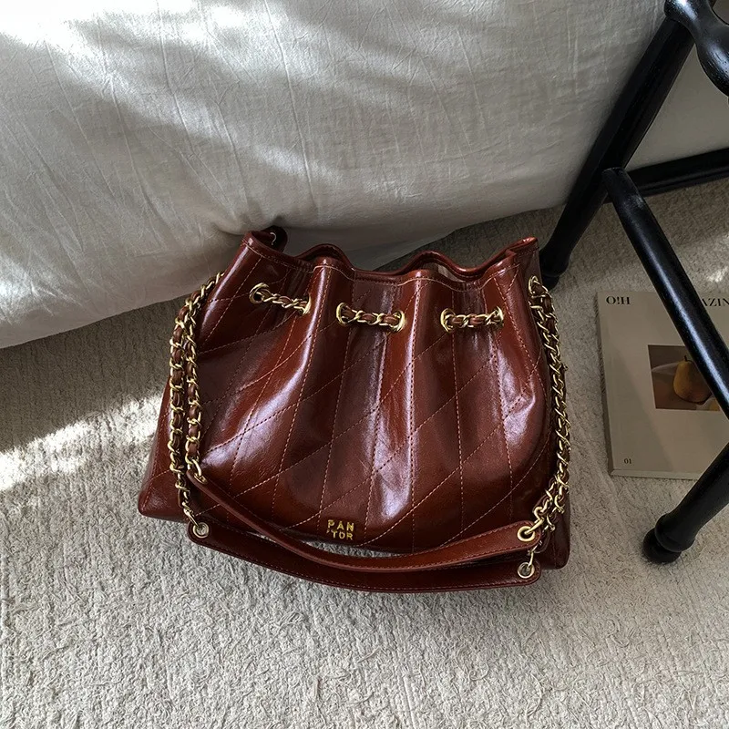 

Корейская сумка-мешок Sle Ins, маленькая дизайнерская повседневная элегантная женская зимняя сумка 202, новая сумка с наклонным крестом на одно плечо