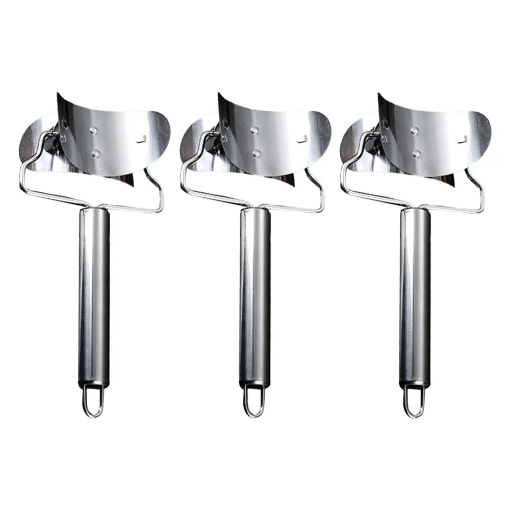 

3pcs Dumpling Maker Stainless Steel Slicer Skin Mold Tool Wrappers Fast Multifunctional Kitchen Essential Baking Noodle