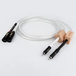 ODIN NORDOST posrebrzana osłona RCA do XLR interconnect kabel do transmisji danych kabel męski żeński RCA XLR kabel Audio przedłużacz