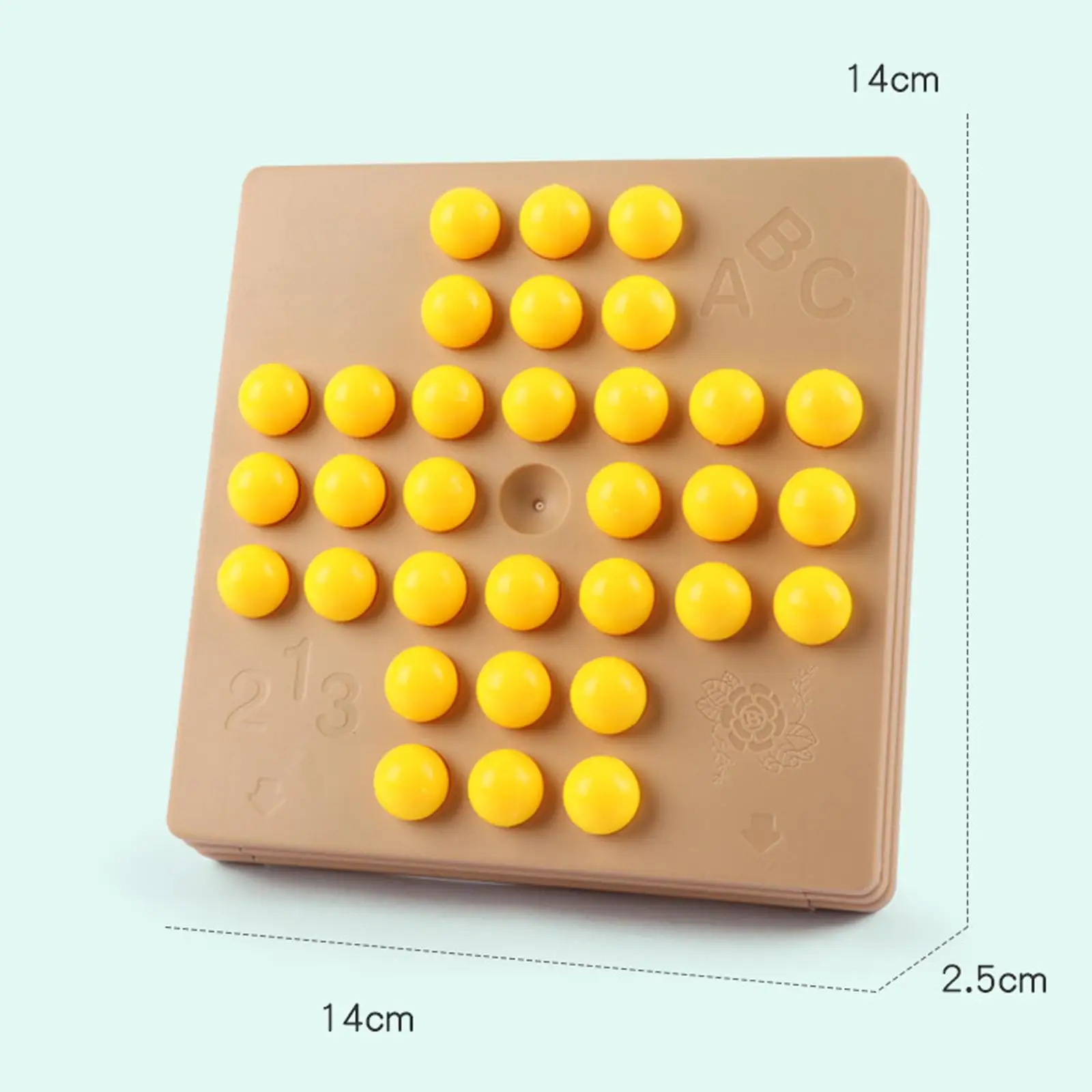 ペグソリティア ボードゲーム ガラスボール33個付き ペグ 引き出し付き 大人用