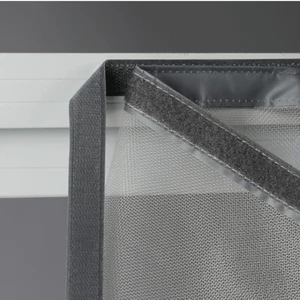 Anpassbare Bildschirmfenster, Home -Mücken installierte Hausmücken, Selbst -Aid -Fenstervorhänge, neuer grauer Reißverschluss 6 Hauptverkaufs -Bildschirmspannung - №4