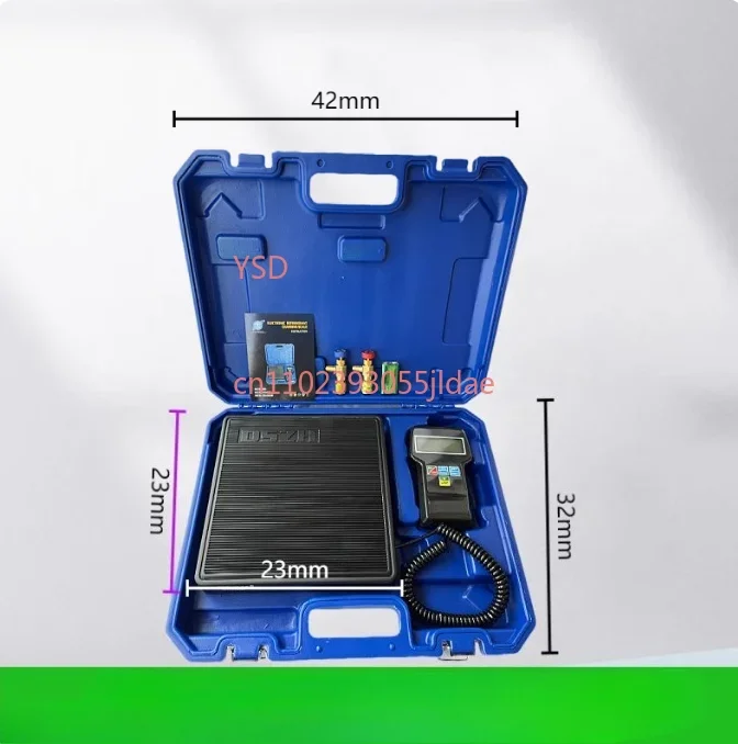 Portable High Precision Refrigerant Weighing Scale RCS-7040 Freon Filling Scale Unit KG/LB/OZ