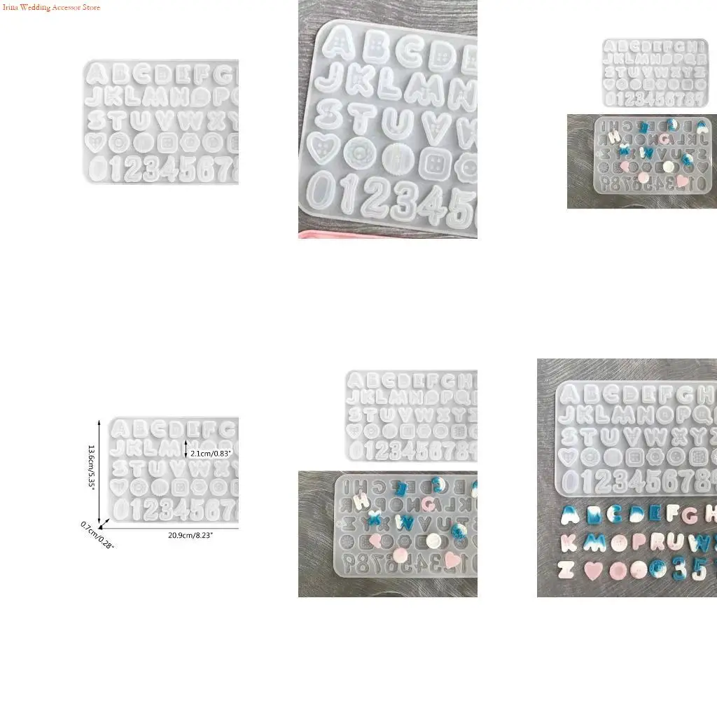 

G92D DIY Mold Letters and Numbers Epoxy Resin Mold DIY Baking Cookie Mold