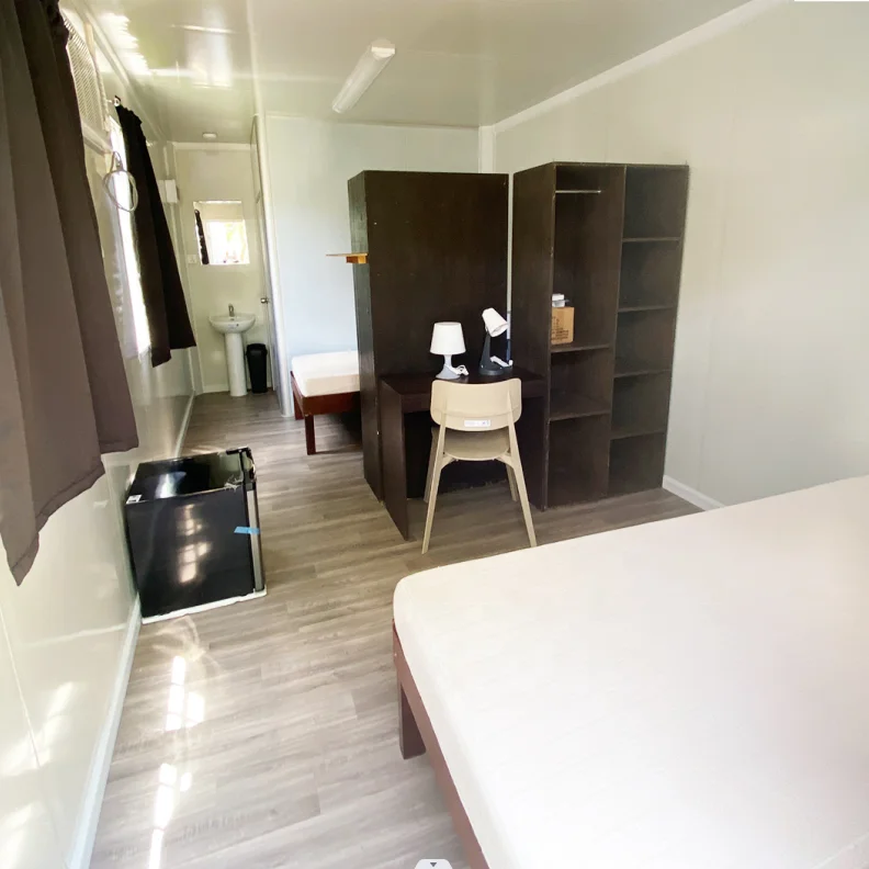 مكتب منزل حاوية سهل التركيب مخصص من المصنع مع منزل حاوية مريحة قابل للفصل للمرحاض