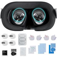 Transparent Lens Protective Films TPU Soft HD VR Glasses Protective Cover Sweatproof for Oculus Quest 2/Meta quest 3