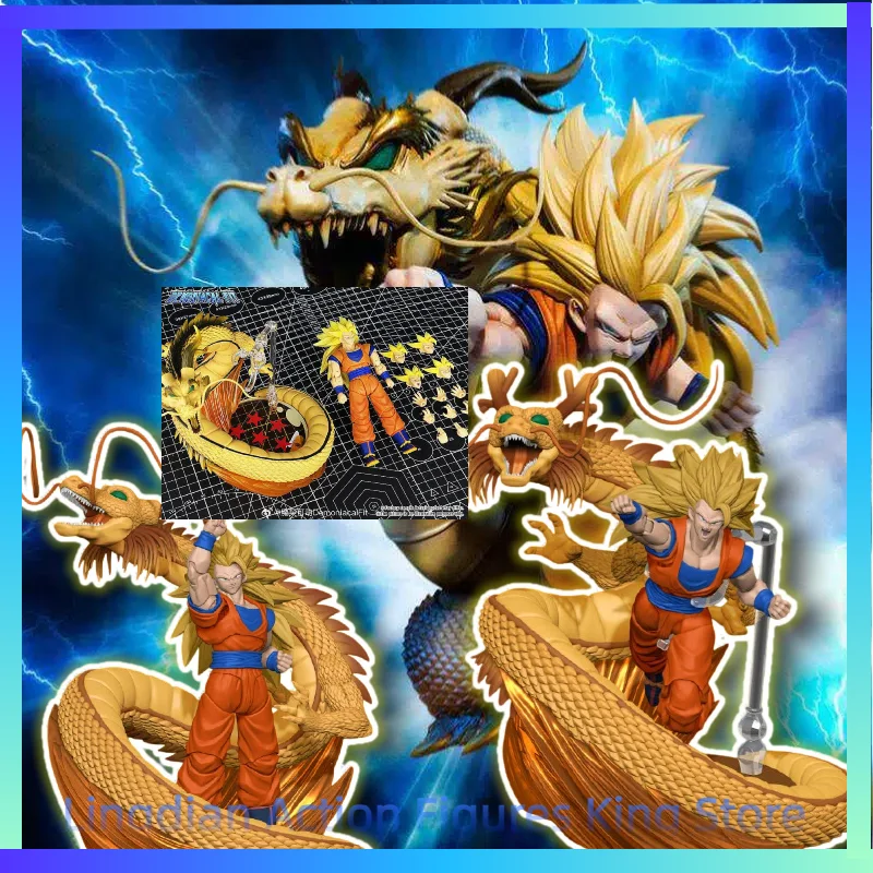 

Серия Demoniacal Fit Sun Wukong: Dragon Ball Z SHF «Взрыв драконьего кулака» Супер Сайян 3 Сон Гоку, фигурка в масштабе 1/12