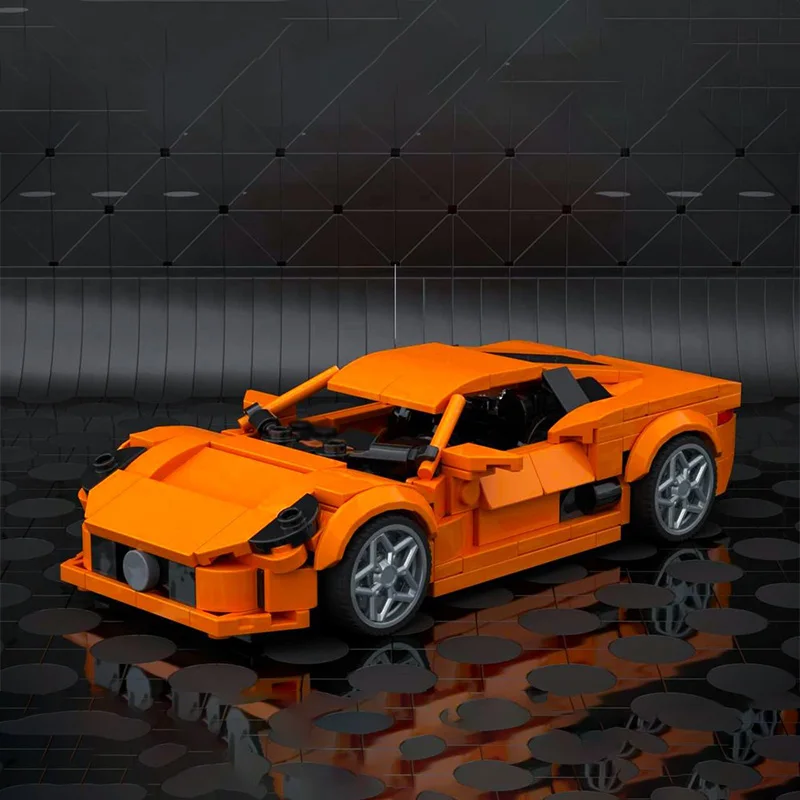 Speed Racing Car Model MOC Building Bricks C-X75 Top Tier Sports Car Modular Technology Children Holiday Gifts Assemble Toy Suit