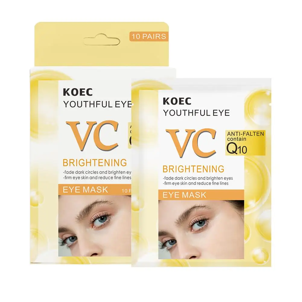 10 Paare Kollagen Augenklappen Augen taschen Entfernung Falten Pflege maske vc Augen Kreise Schlaf Retinol Gesichts flecken Haut pads dunkel c6v0