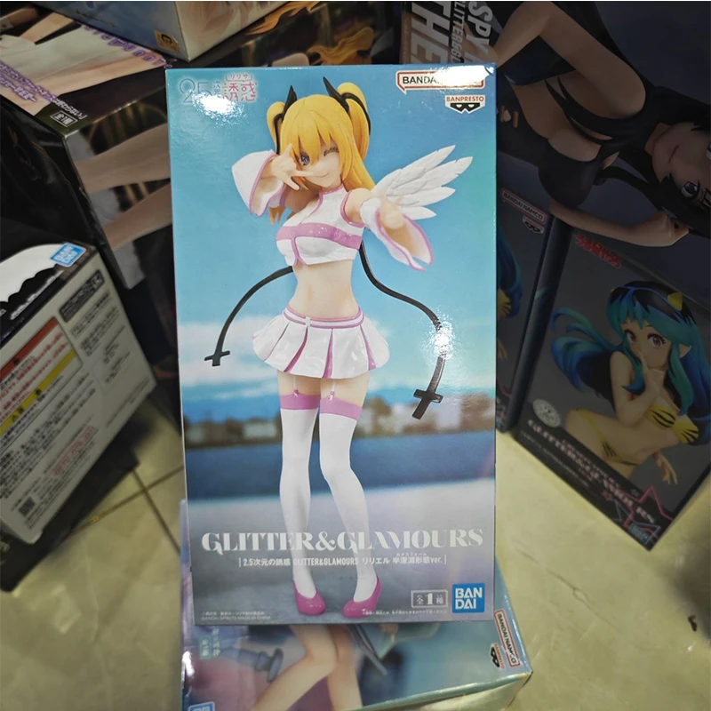 Na Stanie Bandai GLITTER & GLAMOURS 2.5D Seduction RIRISA AMANO Lily Elu Ariel Figurki Anime Model Ozdoby
