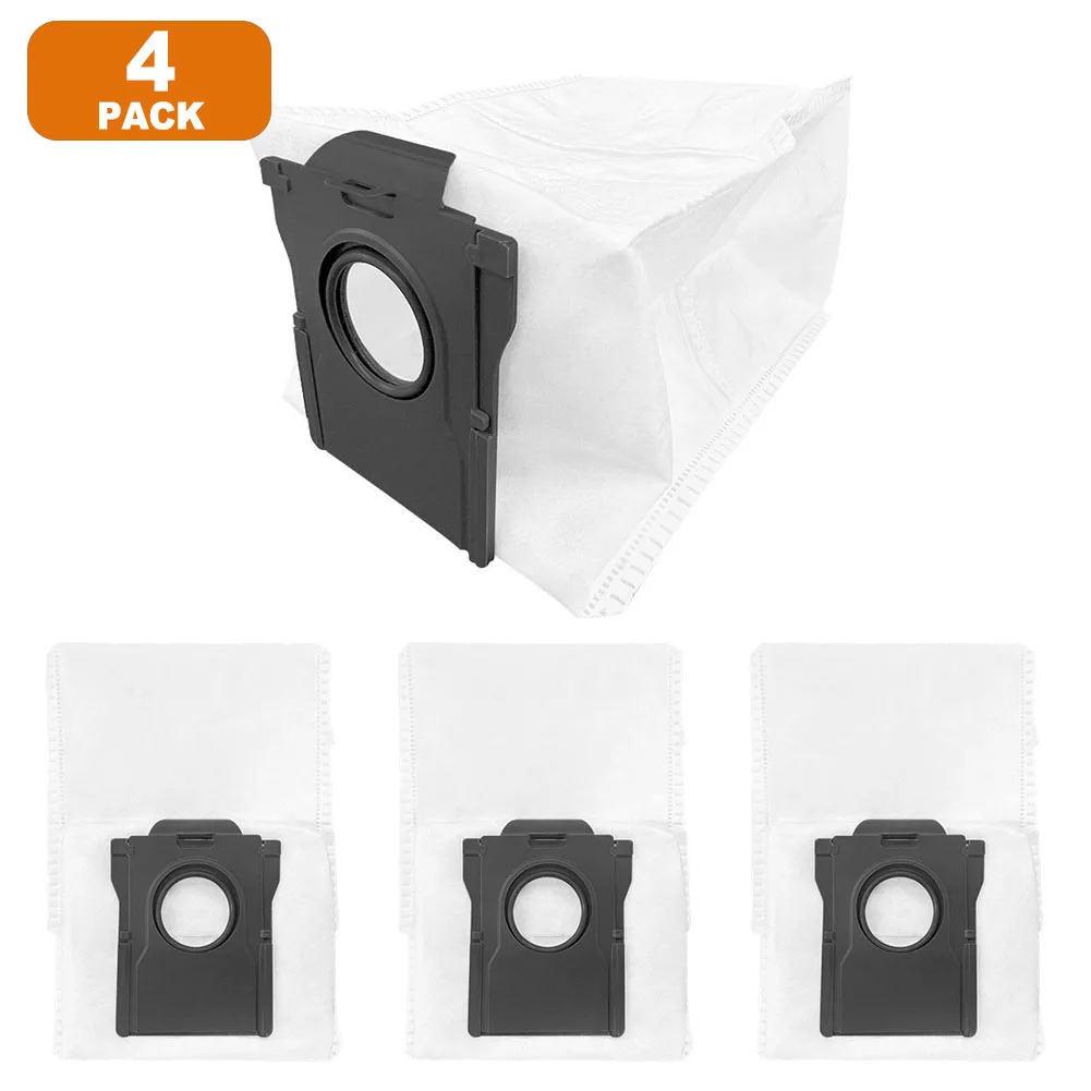 4-Pack Large Capacity Vacuum Bags For Conga For X50 X70 X100 X1 MAX For Everybot Q11 For Deerma X80 X90 Ultra 3.5L Dust Bags