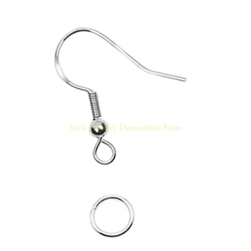 قالب عيد الميلاد من السيليكون بدرجة الغذاء D46E مع خطافات أذن من الخرز لصنع المجوهرات #2