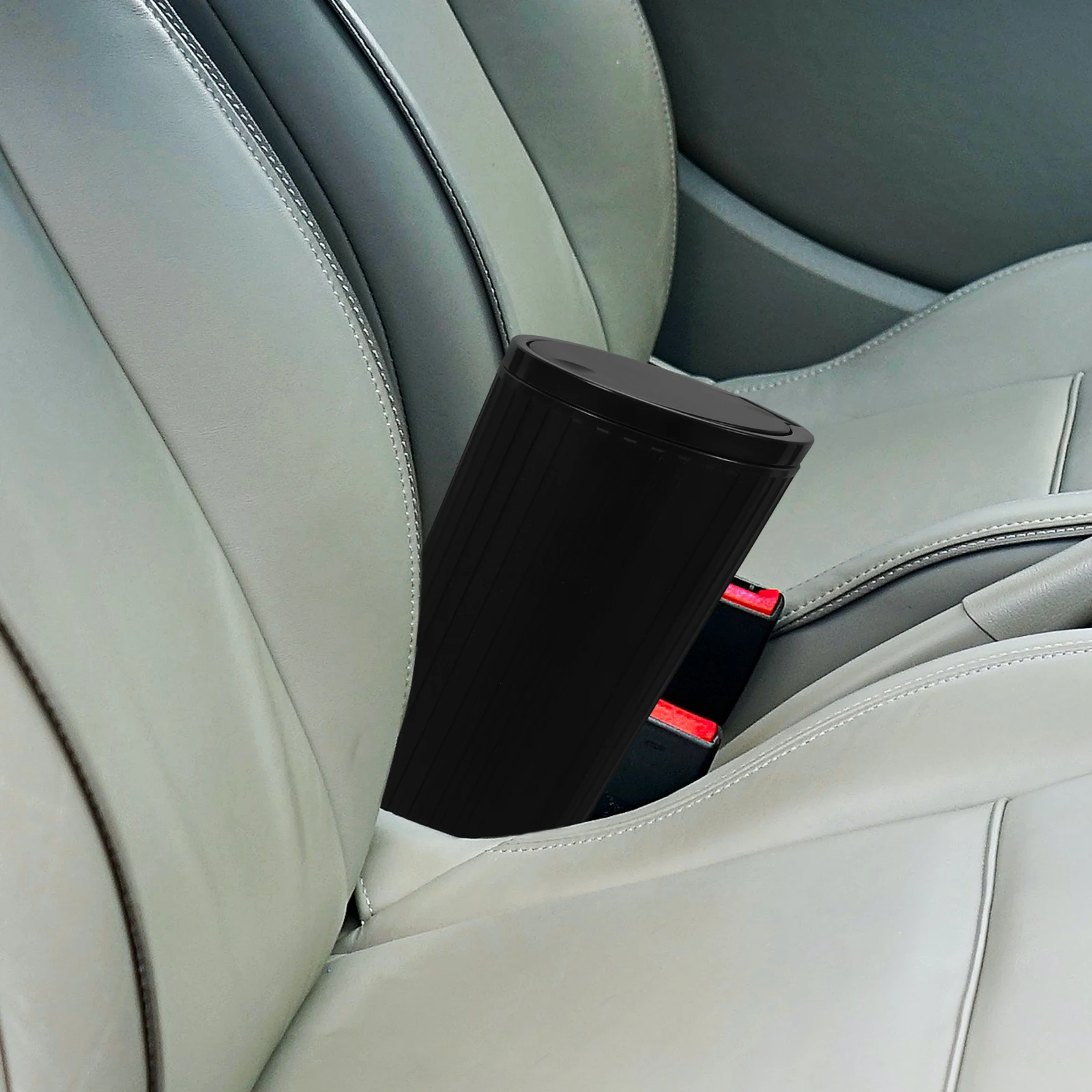 

Car Trash Cans Can Mini Portable Garbage Can for Car Lid Easy Clean Long Use Storage Bin Vehicle Accessories