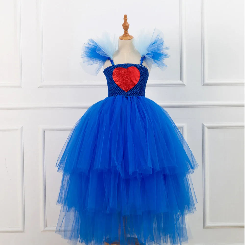 

New Girl's European and American Princess Dress Spider Cute Mesh Tutu Snowflake Dress Children's Dress Children's Dress