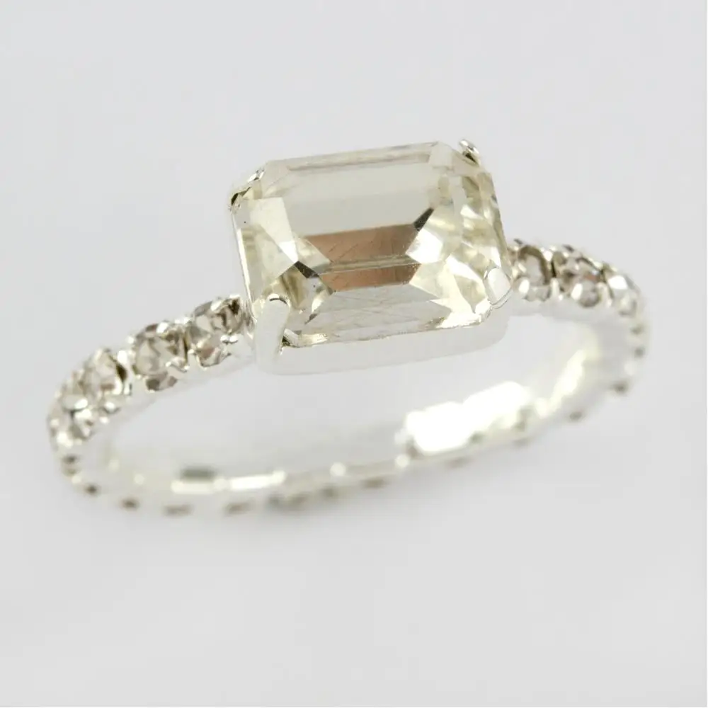 Ribbon Rhinestone Tamtur Joint Ring