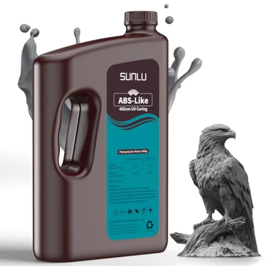 

3D printing application ABS-like resin dark grey non-brittle low shrinkage