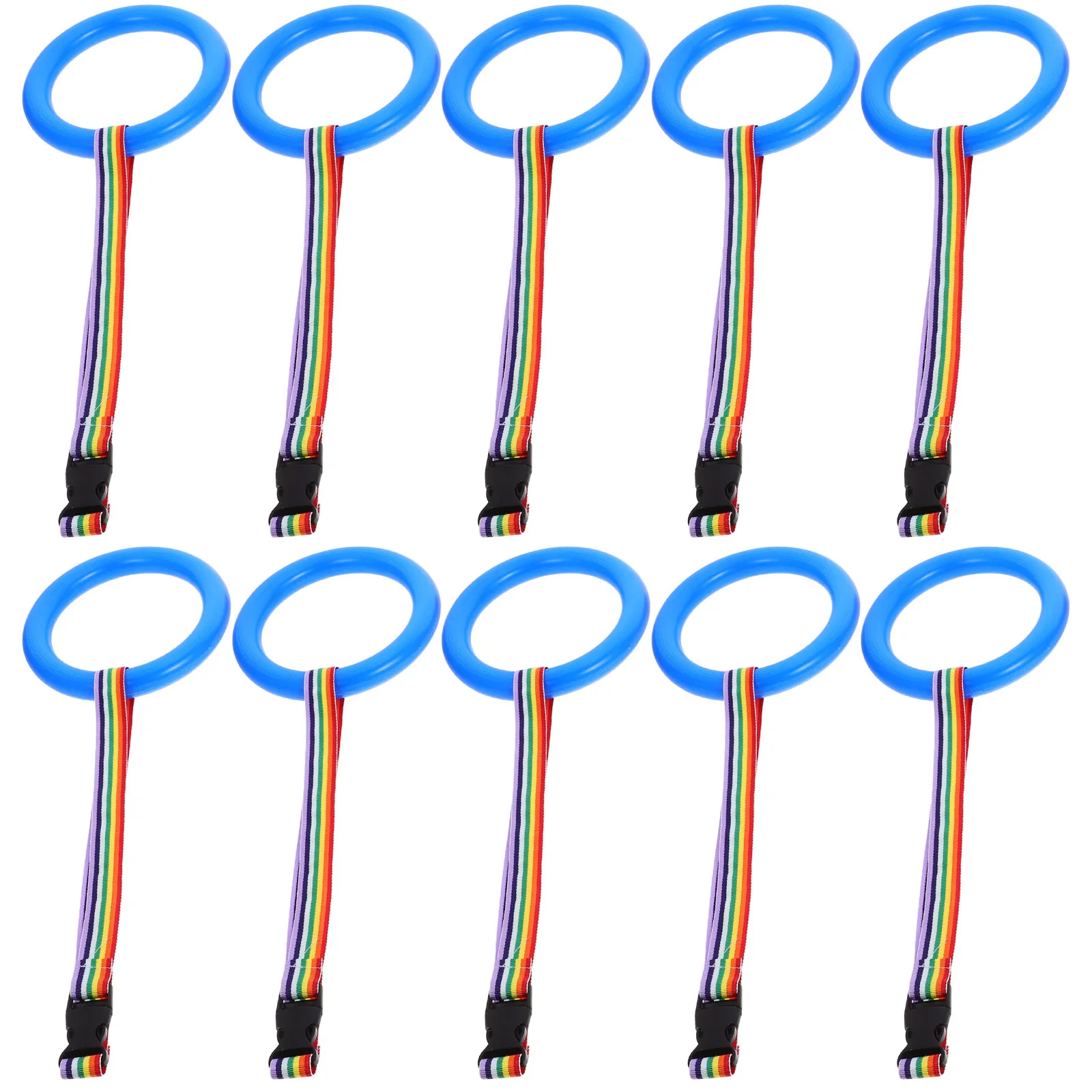 

12Pcs Anti-Lost Safety Walking Rope for Kids with Colorful Handles Preschool Outdoor Activity Organizer Daycare Travel Essential