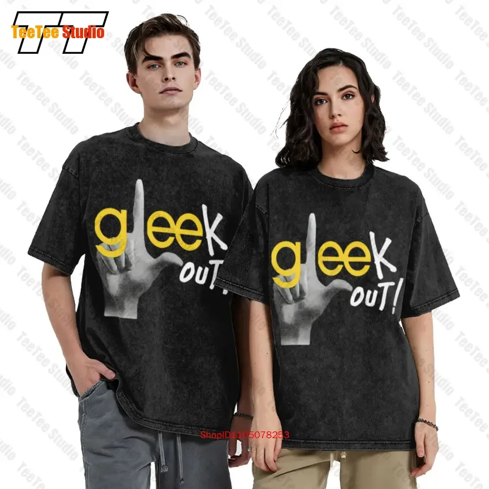 Glee Gleek Out Music Tv Show Athletic Heather Vintage Oversized T-Shirt 7YYE
