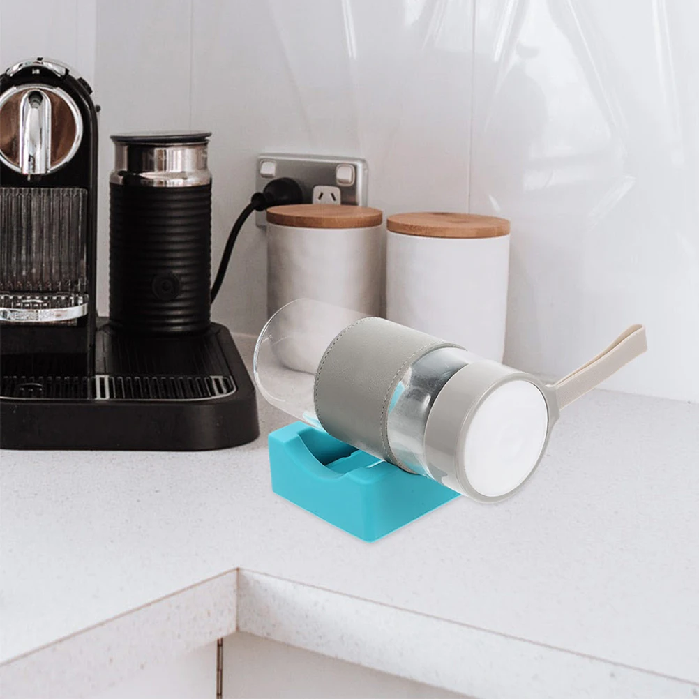 

2Pcs Silicone Cup Holder Reusable Compact Tumbler Homeaccessory Small Cradle Fine Sublimation Glass Mug Decorator Easy Storage