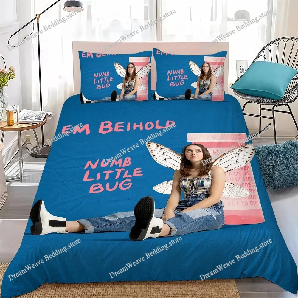 Singer E-Em BeiholdS Duvet Cover Set Home Style Bedding Soft Laundry Cotton Bed Student Dormitory Gift