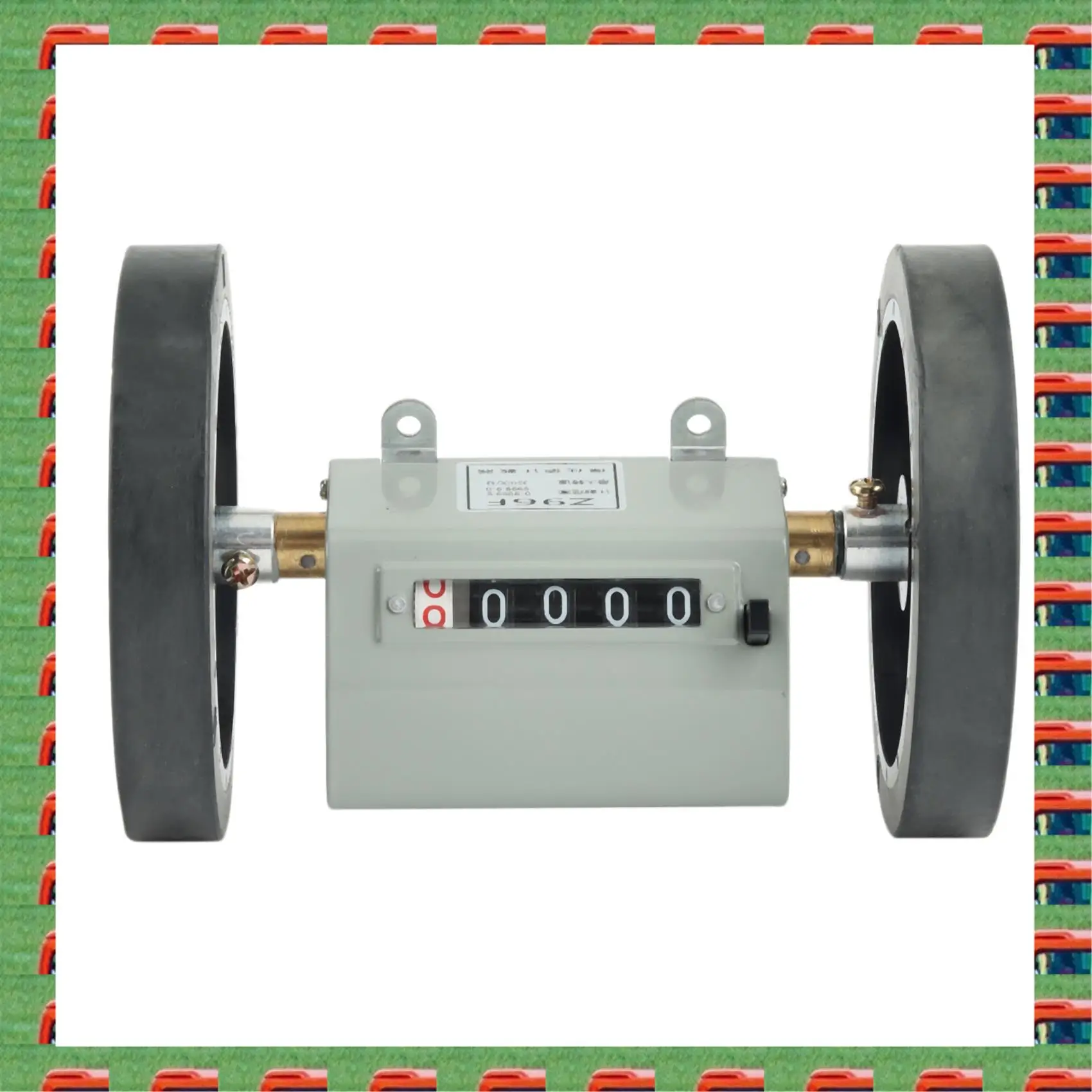 

ABMO Z96-F Mechanical Length Distance Meter Counter Double Rolling Wheel Mechanical Length 1-99999