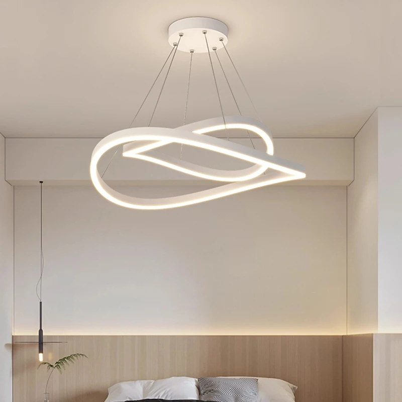 Modern LED pendant light ring home decoration living room dining room pendant light intelligent application lighting