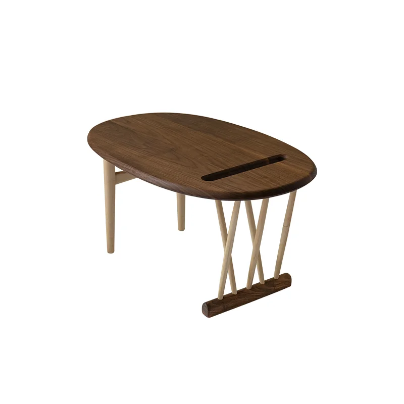 

Walnut solid wood game painting learning desk chair children's small apartment coffee table