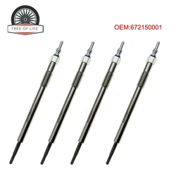 4 pcs low Plugs For SSANGYONG REXTON TURISMO KORANDO SPORTS/KORANDO C D22F 2015 2016 2017+ A6721590001 6721590001