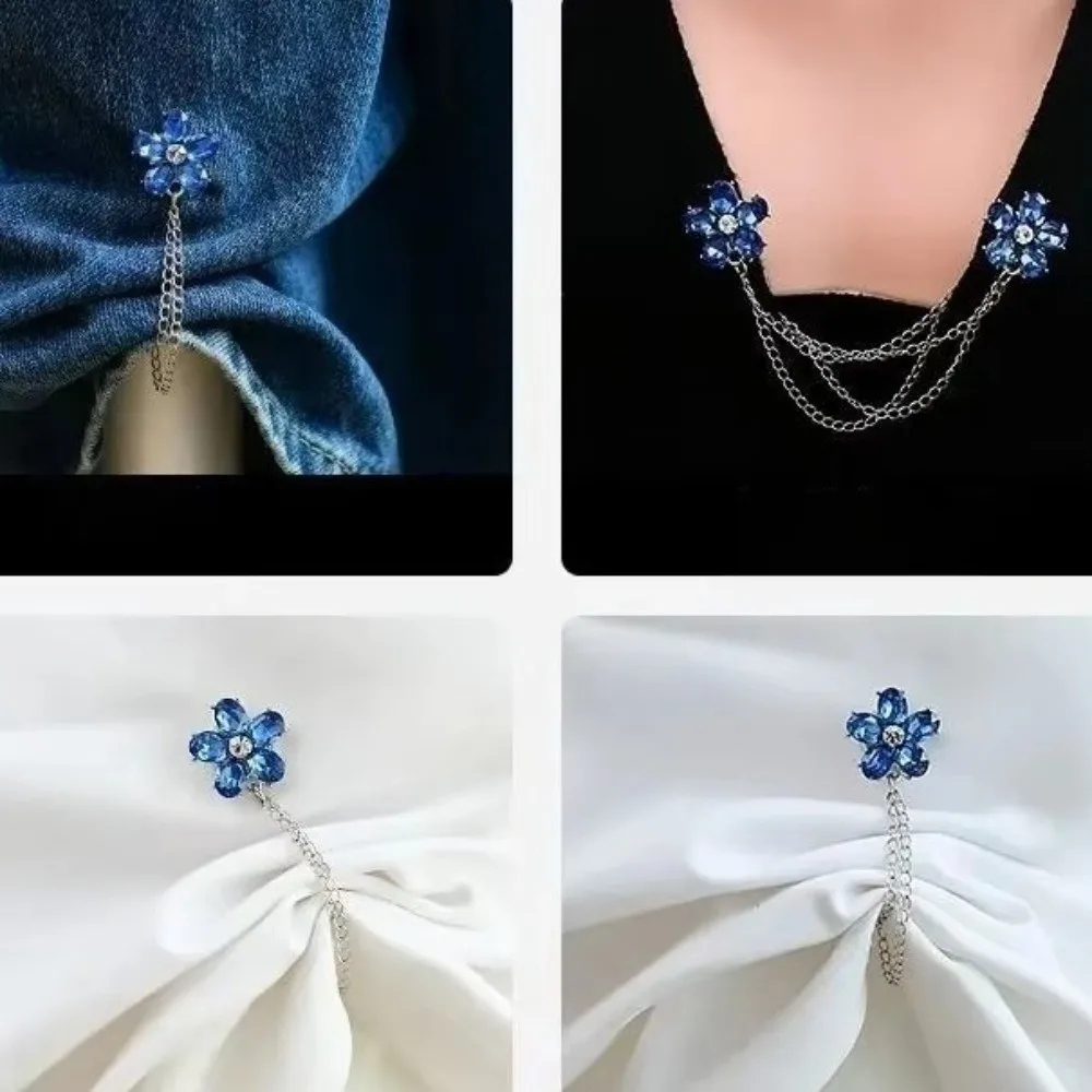 

Adjustable Clothing Magnetic Clasp Seam Free Detachable Chain Metal Buttons Clip Alloy Shiny Cuff Fixing Magnet Pin Shirt Sleeve