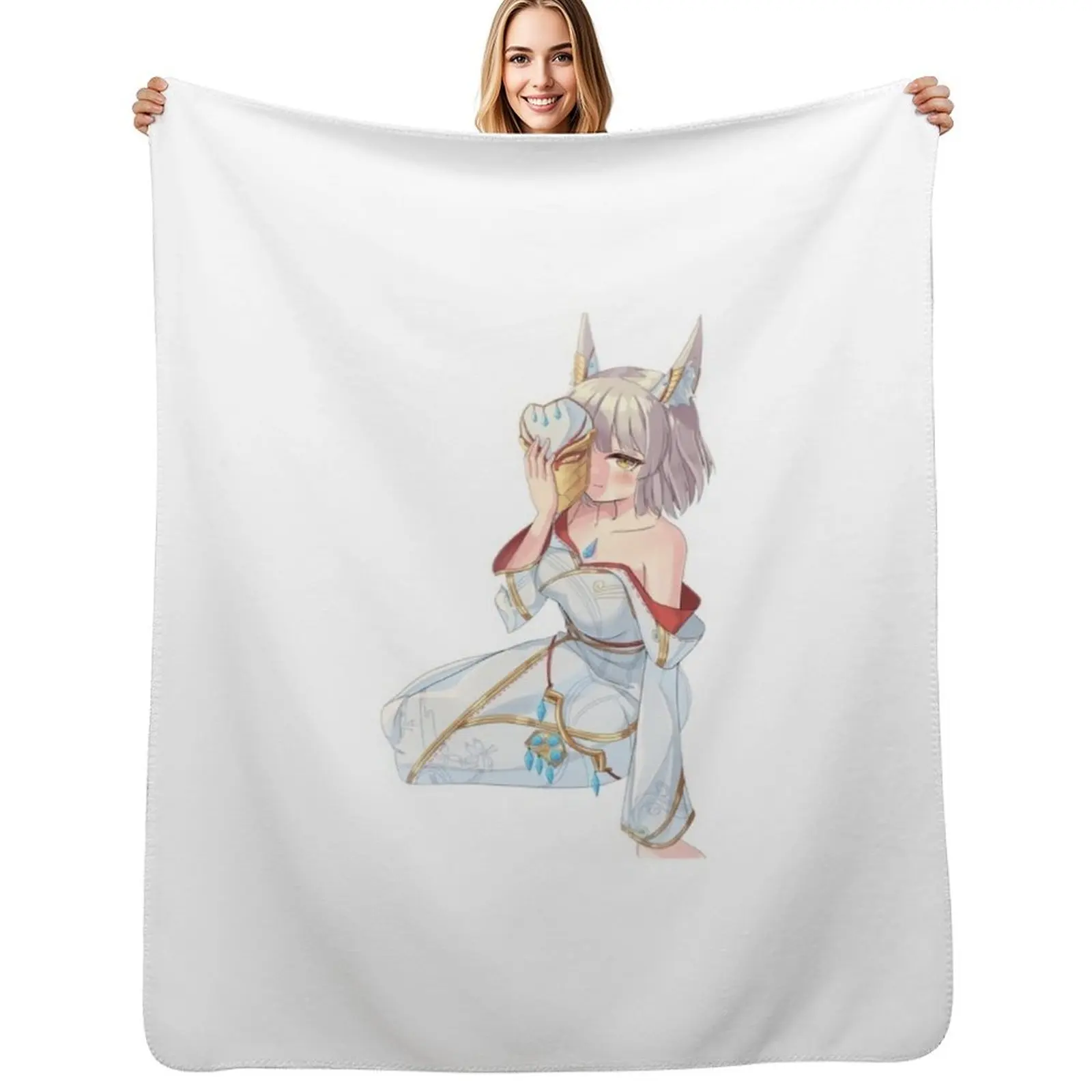 

Xenoblade Chronicles Cute Throw Blanket Sofa Quilt Bed linens Plaid Hair Blankets