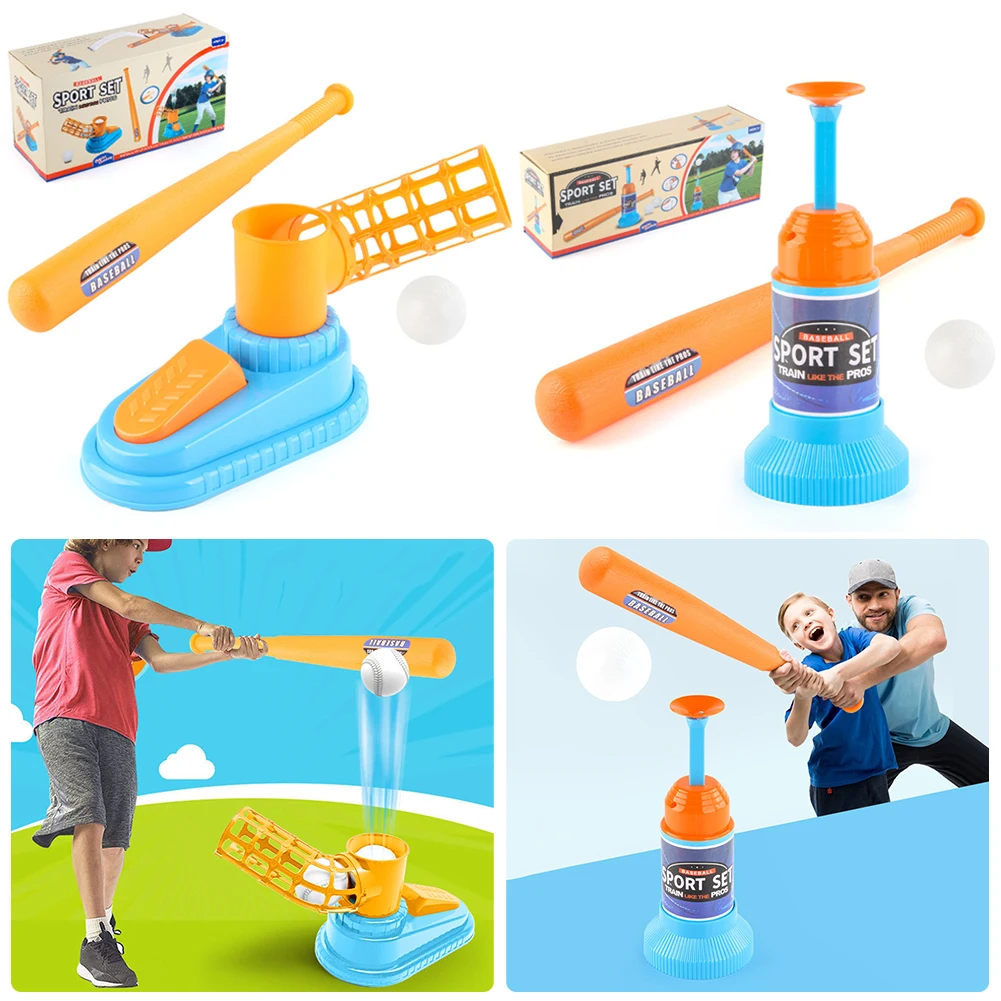 

Auto Baseball Launcher Portable Kids Baseball Pitcher Machine Ergonomic Kids Baseball Pitching Machine for Indoor Outdoor