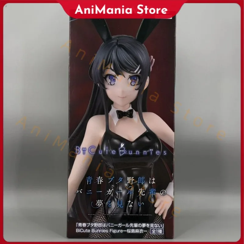 

Original Genuine FuRyu BiCute Bunnies Rascal Does Not Dream Of Bunny Girl 29cm Sakurajima Mai PVC Model Kid Birthday Gifts