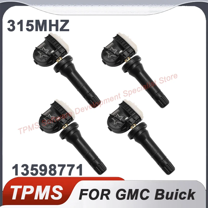 

1/4PCS For GMC Acadia 2016-2017 Buick Enclave 2017 TPMS sensor Tire pressure monitoring sensor 315MHZ 13598771