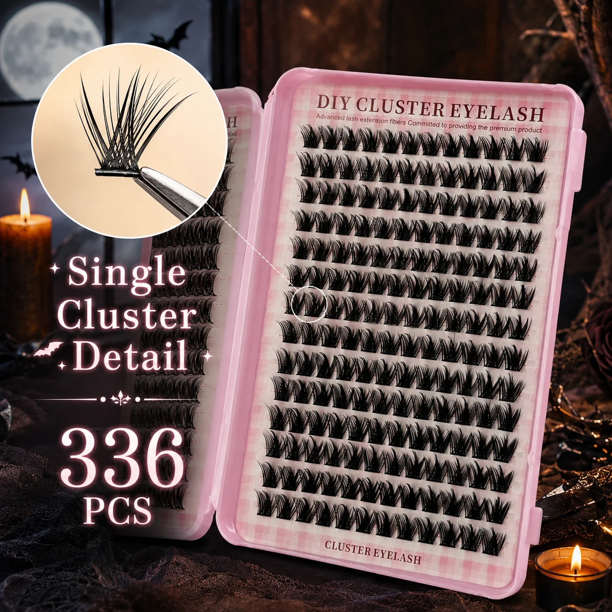 Asiteo 7 Pairs of False Eyelashes, Cat-Eye Lashes, Soft and Fluffy 3D Faux Mink, Natural Look with Transparent Stem - Reusable, Lightweight Cat-Eye Lashes for Everyday Charm and Special Occasions