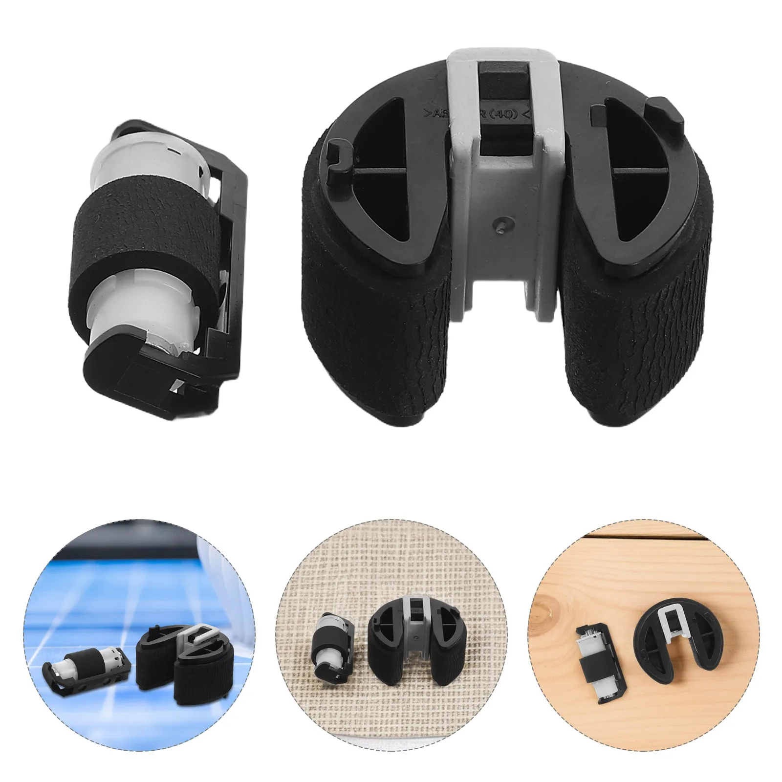 

2 pcs Pickup Roller Compatible With Hp M251 Printers Plastic Enhanced Paper Handling Smooth Feeding High Efficiency For