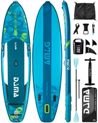 DAMA-Remo inflable impermeable para adultos, 11 '6 ''x35'' X6 '', estilo de pie, pesca acuática con accesorios, tabla de SUP