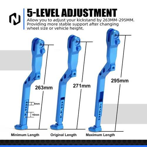 Imagen 2 del producto NICECNC para sur-ron Surron Light Bee X S L1E Segway X160 X260 soporte de clavijas paquete soporte ajustable