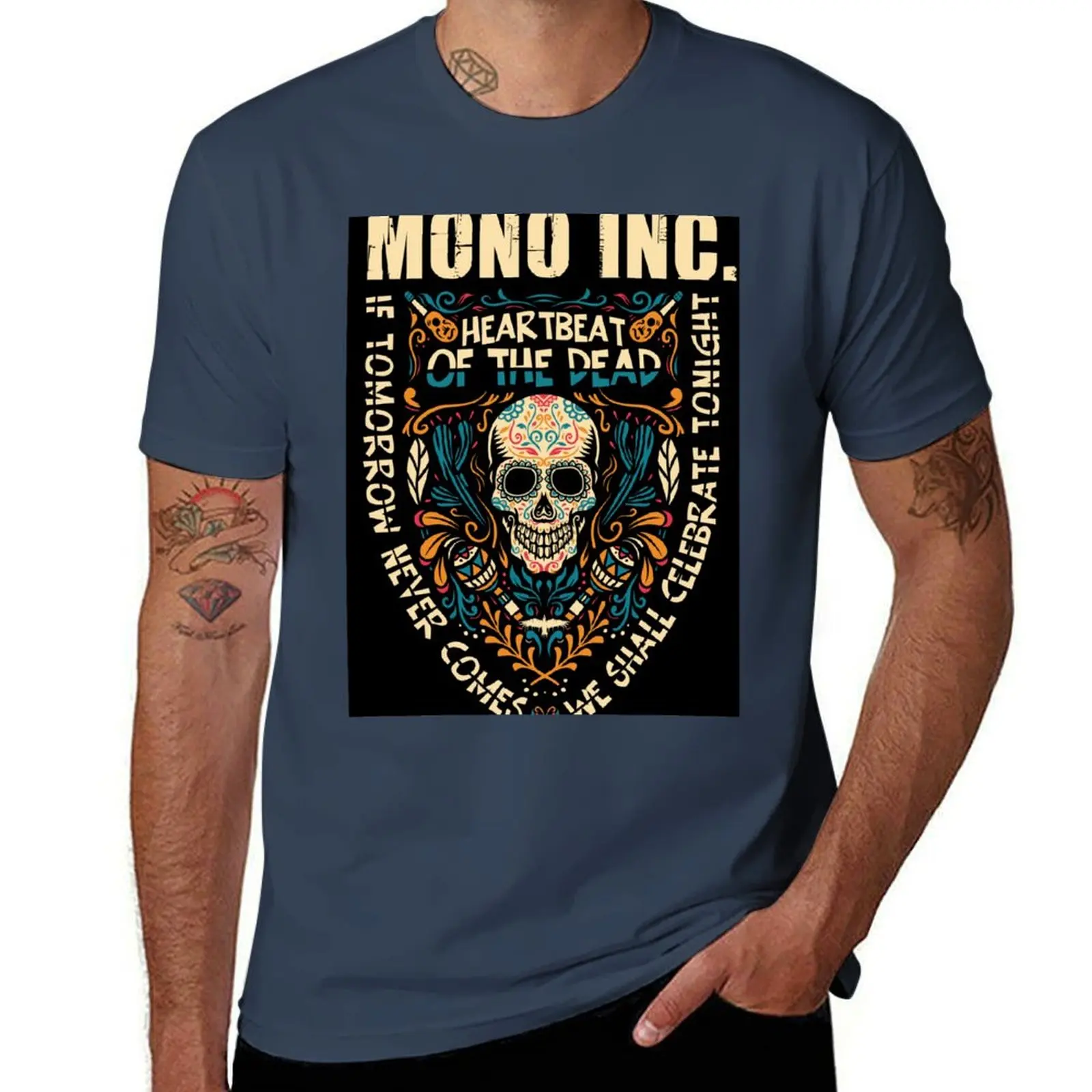 

MONO INC. Heartbeat of the Dead T-Shirt Street Style Casual Tee Shirt