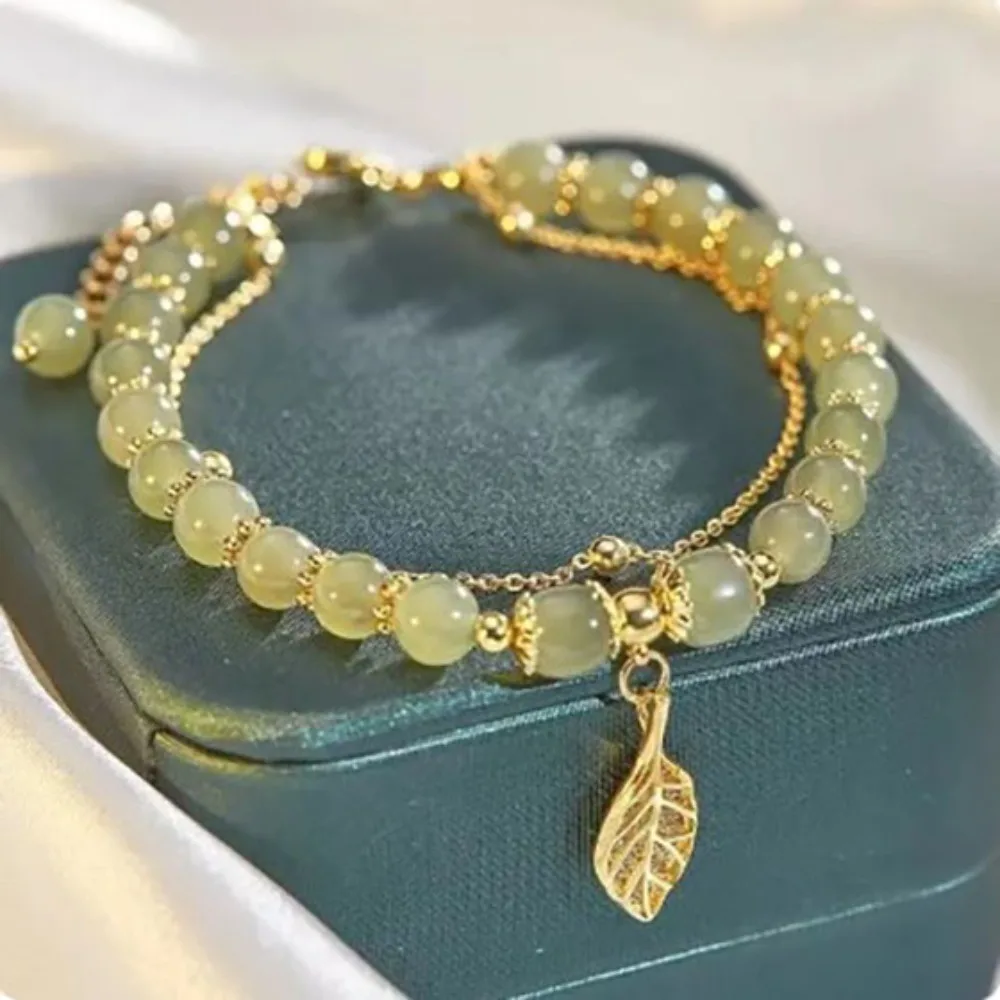 Butterfly Star Moon Flower Pendant Glazed Bracelet Jewelry Gift with Colorful Beads Lucky Bracelet Beauty Accessory Bead Chain