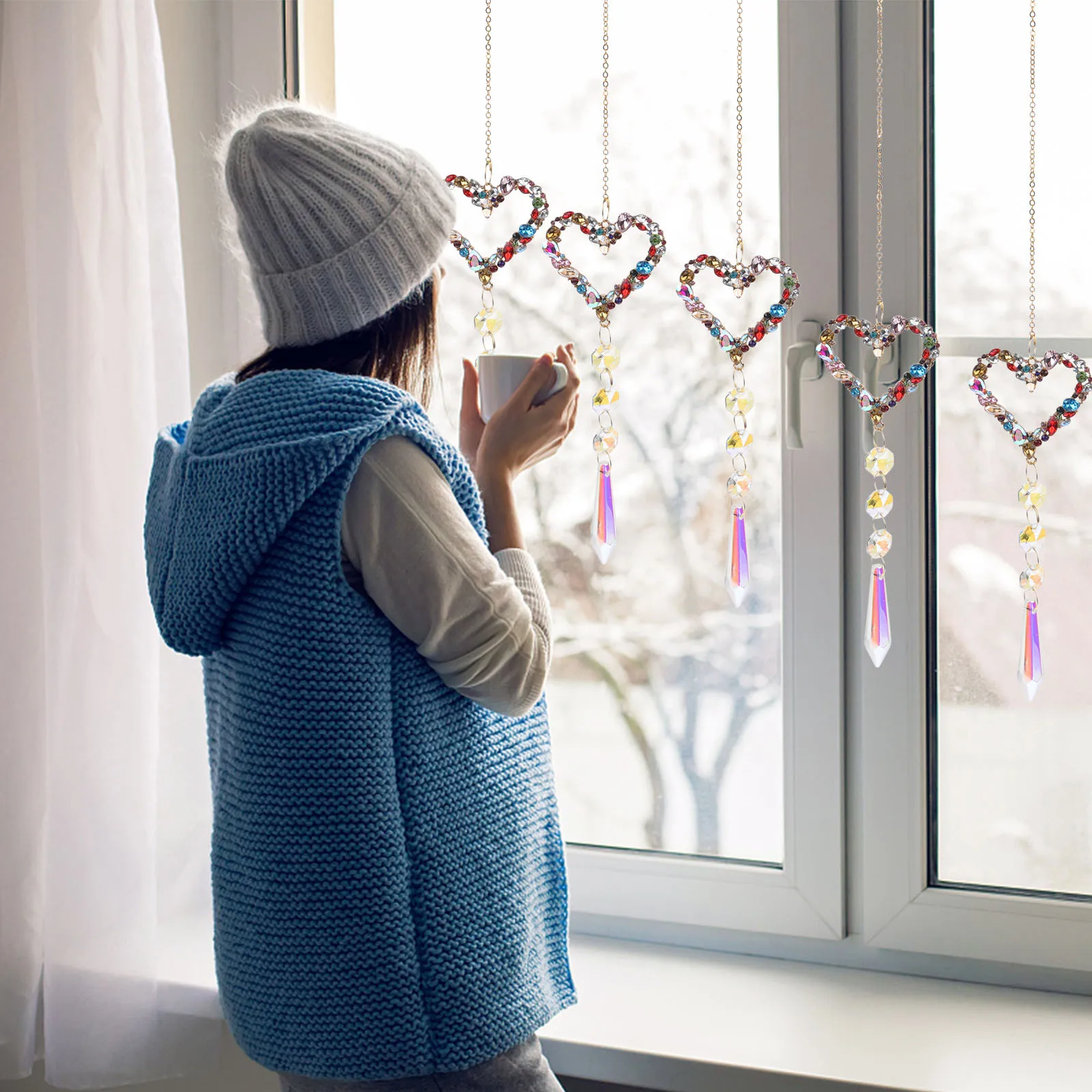 

1Set Ceiling Fan Extender Pull Chain Decorative Glass Pendant Vintage Pendant Light Pull Chain Replacement for Fan Lamp