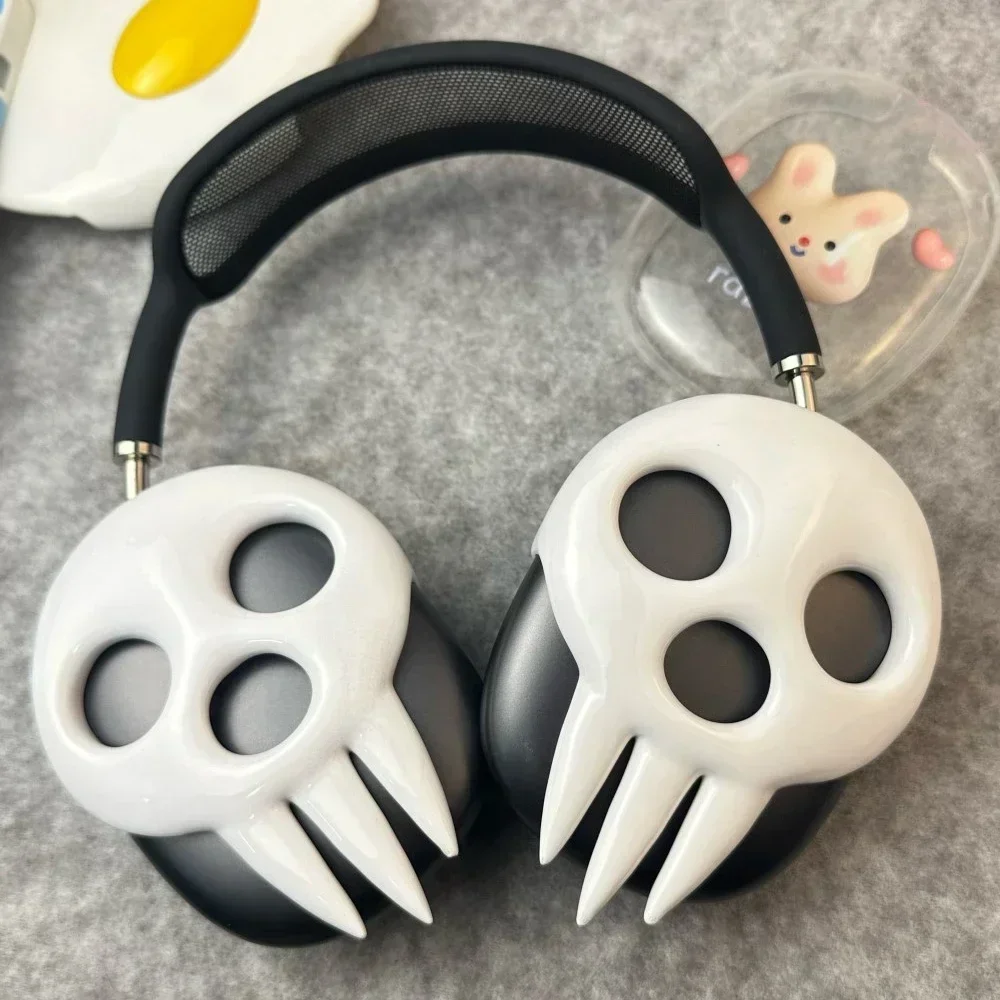 Etui na słuchawki Airpods Max z motywem Soul Eater, dekoracja, czaszka śmierci, akcesorium do słuchawek, nakładka na Airpods Max, styl Y2k — zdjęcie produktu 5