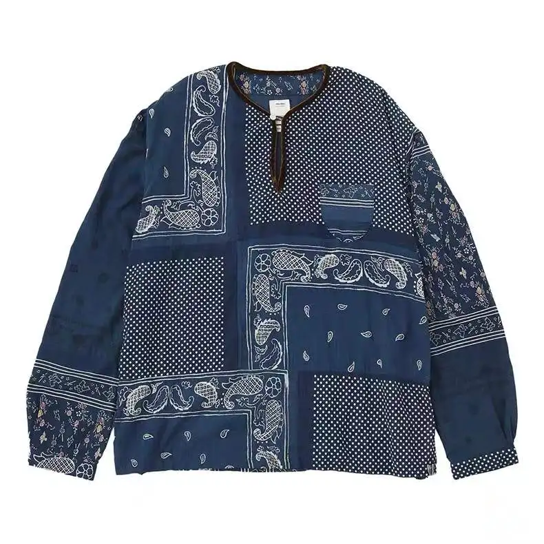 

2025 VISVIM TUNIC P.O. WILDFLOWER P.W. Floral jumper 21AW