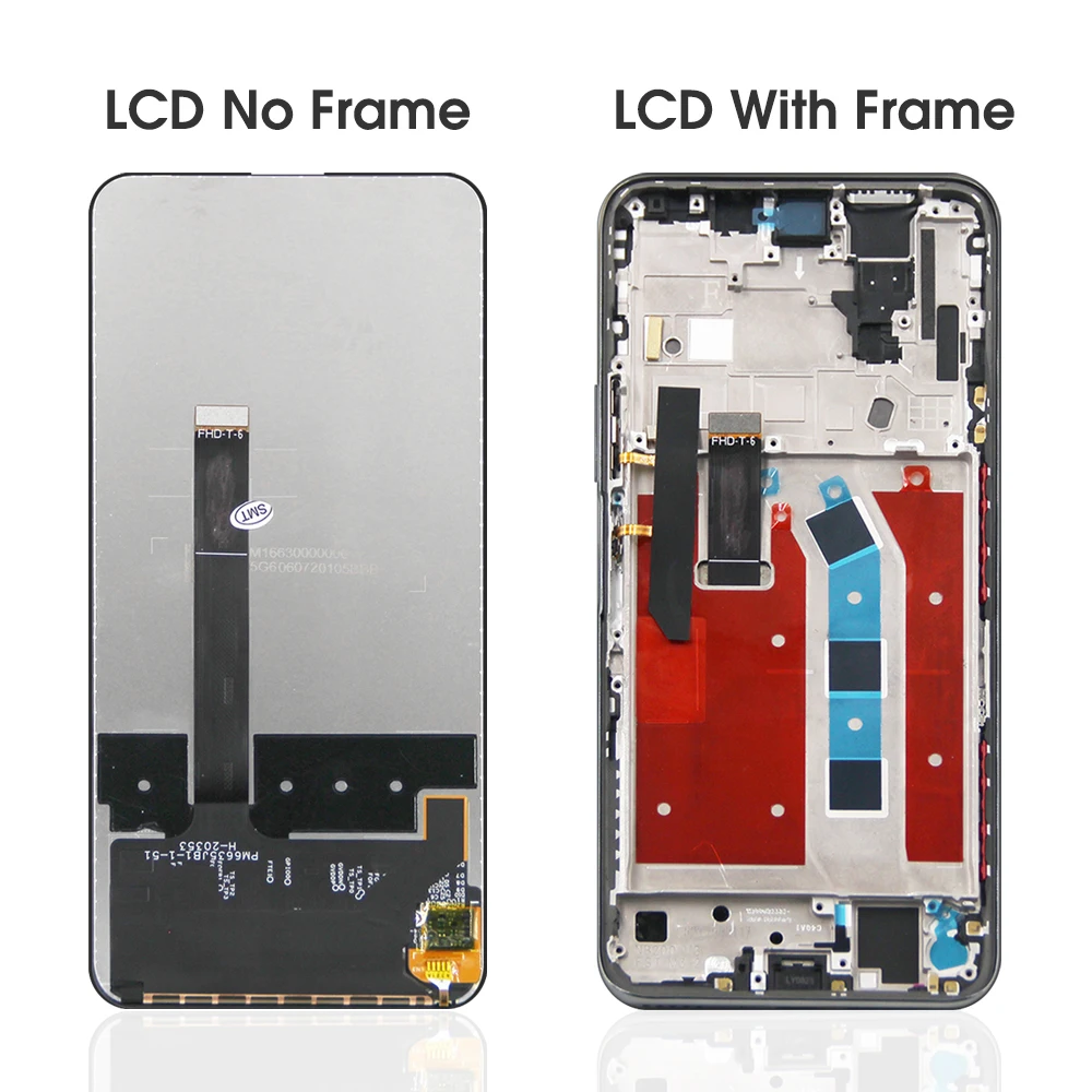 6.63\'\' Screen for Huawei Y9A FRL-22 Lcd Display Screen Touch Screen Digitizer Assembly with frame Replacement for Honor X10 5G