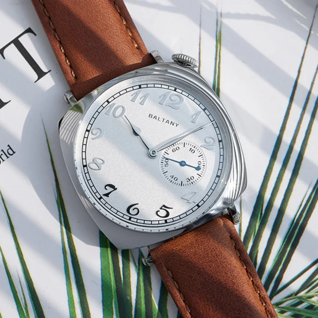 Baltany 2025 Jam Tangan Mekanis Pria Baru Seagull 1701 1921 Kristal Safir Antik Baja Tahan Karat Tahan Air Reloj Hombre