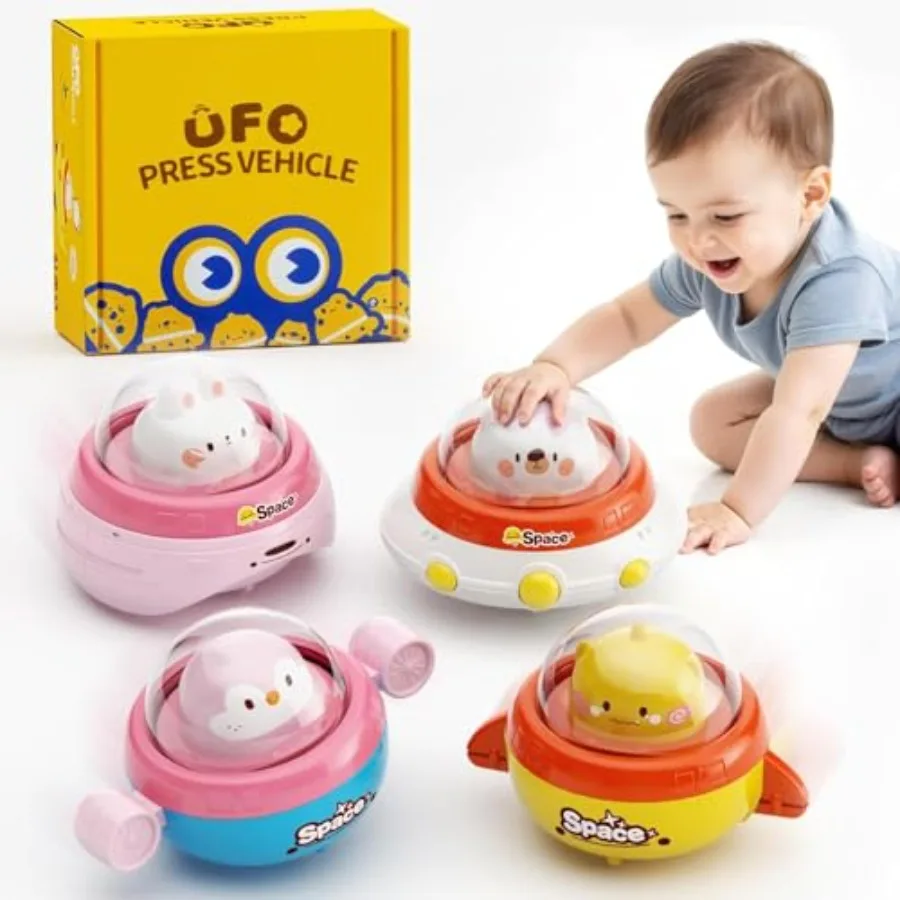 

Baby Toys 1 Year Old, Press and Go Cars for Toddlers 1-3, Push Toys for 1+ Year Old Boy, Baby Cars Toys -12-18 Months, 1st Birt