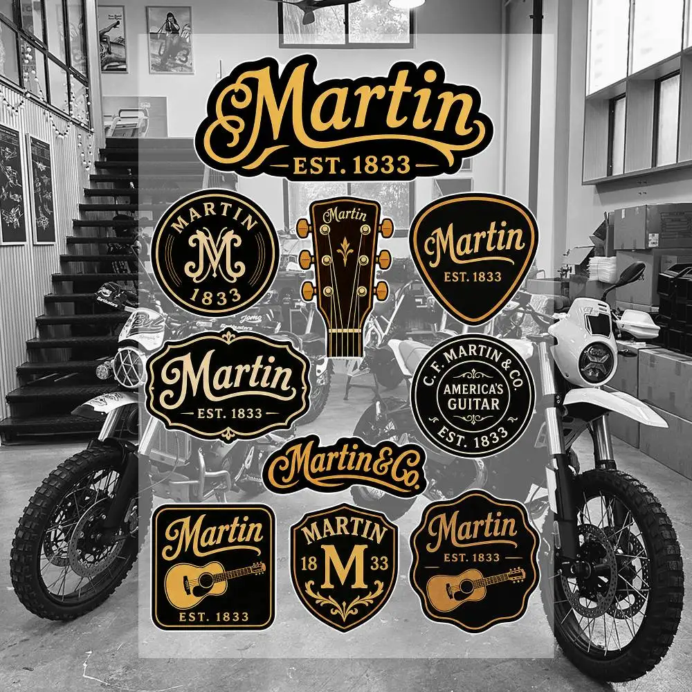 M-a-rtiN- Ästhetische Graffiti-Aufkleber, wasserfeste PVC-Aufkleber für Auto, Motorrad, Skateboard, Helm, Notizbuch