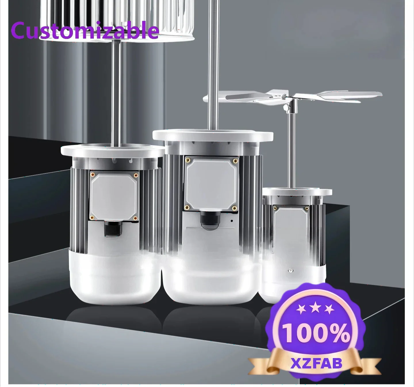 Factory Direct 2026 High temperature resistant extended shaft motor fan 370W stirring fan motor drying room drying oven hot