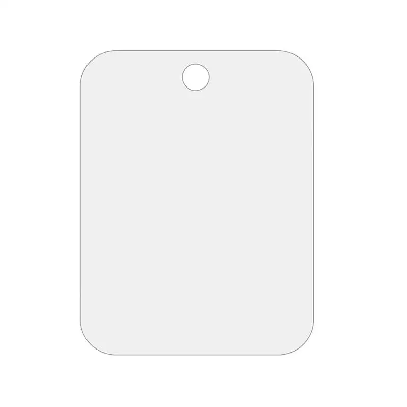 Espejo de afeitar portátil para baño, accesorios de viaje, espejo de maquillaje de 17cm x 13cm, sin niebla, herramientas de baño de ducha de alta calidad