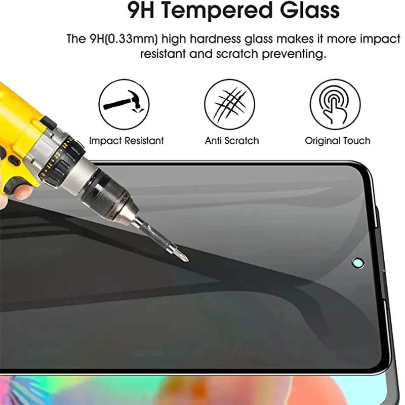 1–3 Stück Fingerabdruck-Entriegelung, Privatsphäre, Anti-Spionage-Pipiing, 0,2 mm, 9H gehärtetes Glas für Google Pixel 9 10 Pro XL Displayschutzfolie – Detail 17