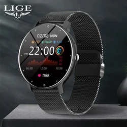 LIGE-reloj inteligente deportivo para hombre y mujer, nuevo accesorio de pulsera resistente al agua con seguimiento de actividad en tiempo Real, control del ritmo cardíaco, compatible con Android e IOS, 2024