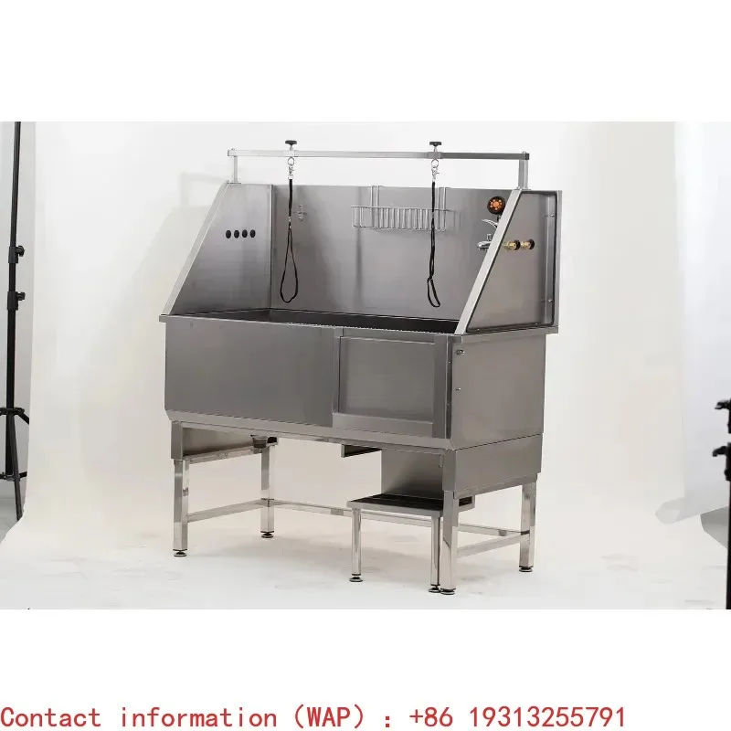 

PET Electrical Lifting Sink Stainless Steel Pet Dog Grooming Shower Wash Groom Bath Tub Tubs